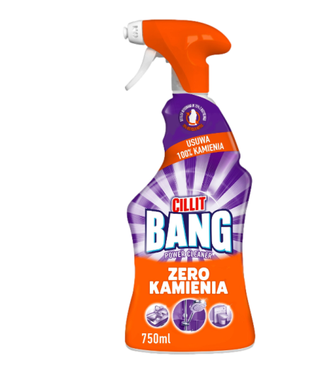 Płyn Cillit Bang spray kamień i brud łazienka 750ml