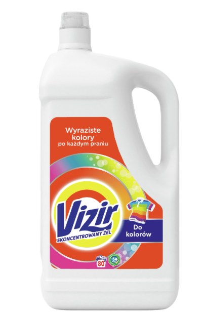 VIZIR ŻEL DO PRANIA COLOR 4,4 L 80 PRAŃ